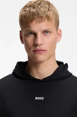 Active hoodie with thumbholes and moisture management