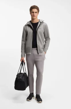 Active odour-control hooded jacket with reflective details