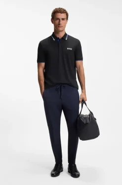Active Paddy regular-fit polo shirt in quick-dry stretch piqué