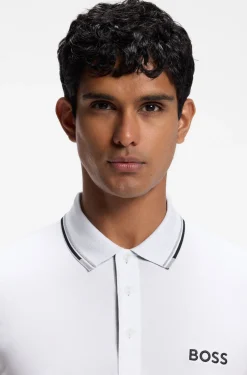 Active Paddy regular-fit polo shirt in quick-dry stretch piqué