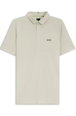 Active polo shirt with moisture management