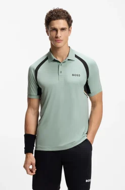 Active Quick-dry slim-fit polo shirt in stretch fabric