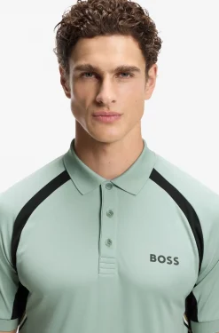 Active Quick-dry slim-fit polo shirt in stretch fabric