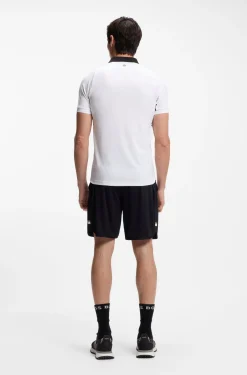 Active Quick-dry slim-fit polo shirt in stretch fabric