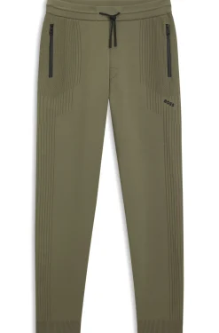 Active Regular-fit tracksuit bottoms with jacquard stripes