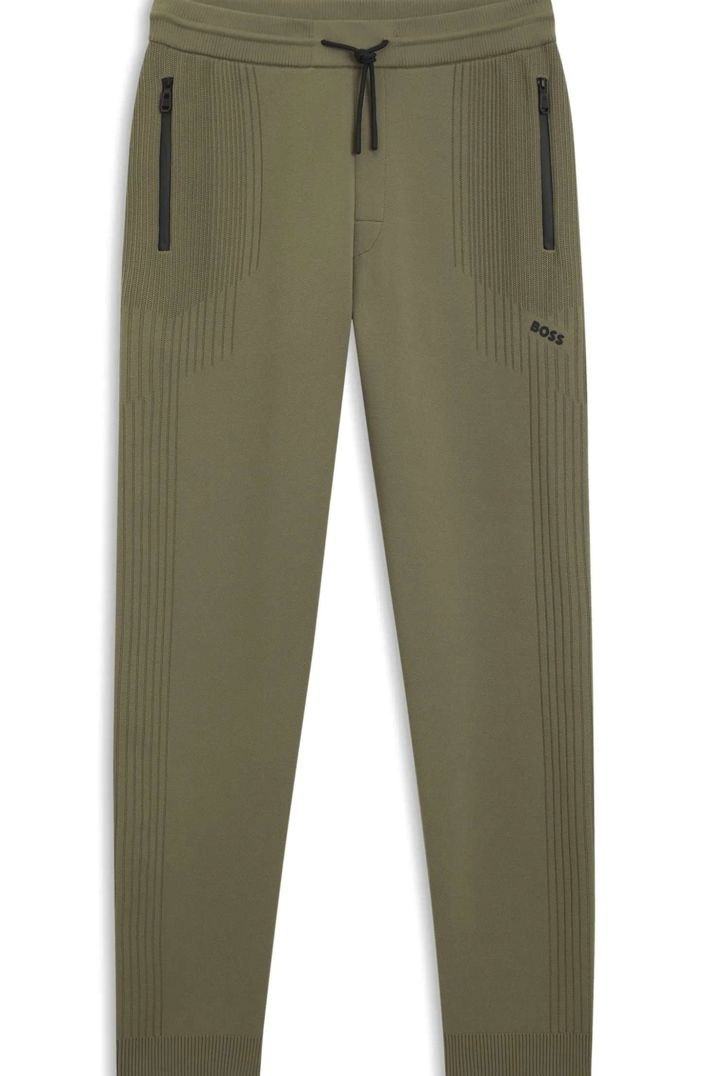 Active Regular-fit tracksuit bottoms with jacquard stripes