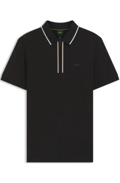 Active Slim-fit polo shirt in moisture-wicking stretch cotton