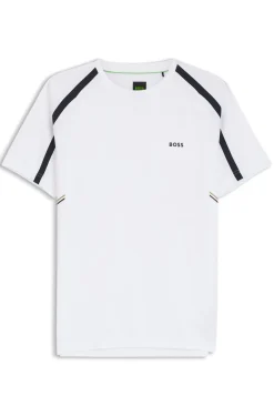Active Slim-fit T-shirt in stretch fabric with contrast inserts