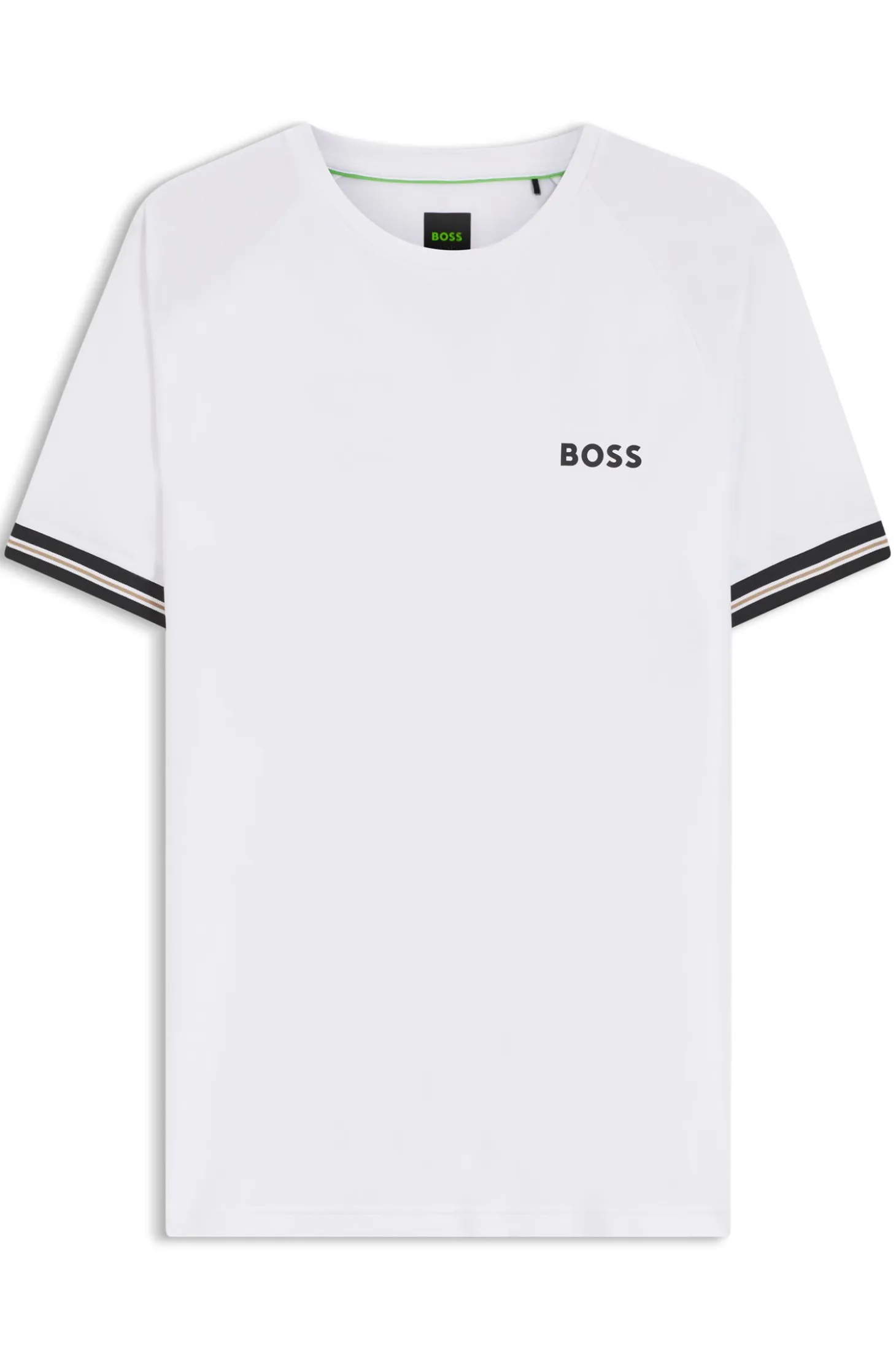 Active slim-fit T-shirt with tennis-ball embossing