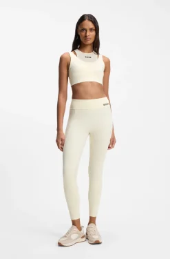 Active sports bra with mesh insert