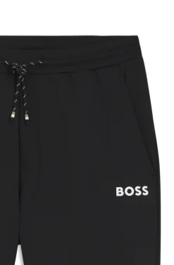 Active Stretch-gabardine tracksuit bottoms with zipped hems