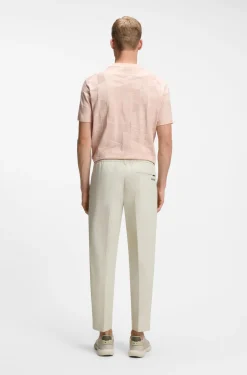 Active tapered-fit trousers in water-repellent stretch fabric
