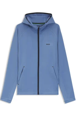 Active Zip-up hoodie with reflective branding