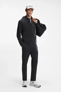 Active zip-up sweatshirt with moisture management