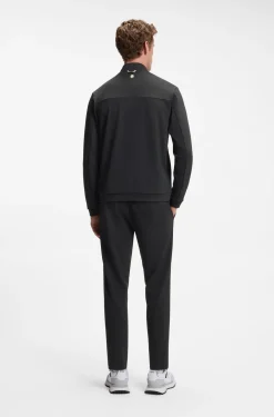 Active zip-up sweatshirt with moisture management