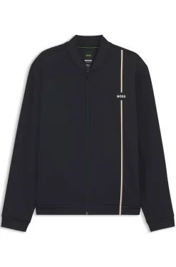 Active zip-up sweatshirt with moisture management