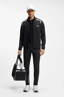 Active Zip-up sweatshirt with temperature-regulating performance