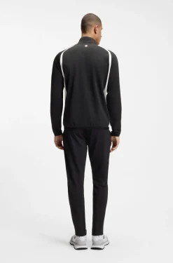 Active Zip-up sweatshirt with temperature-regulating performance