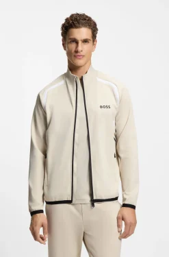 Active Zip-up sweatshirt with temperature-regulating performance