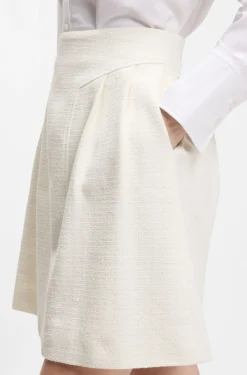 A-line skirt in sparkly bouclé