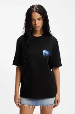 All-gender Cotton-jersey T-shirt with heart logo