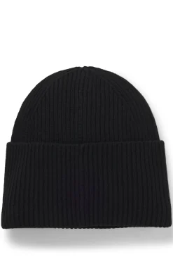 All-gender logo beanie hat in a wool blend