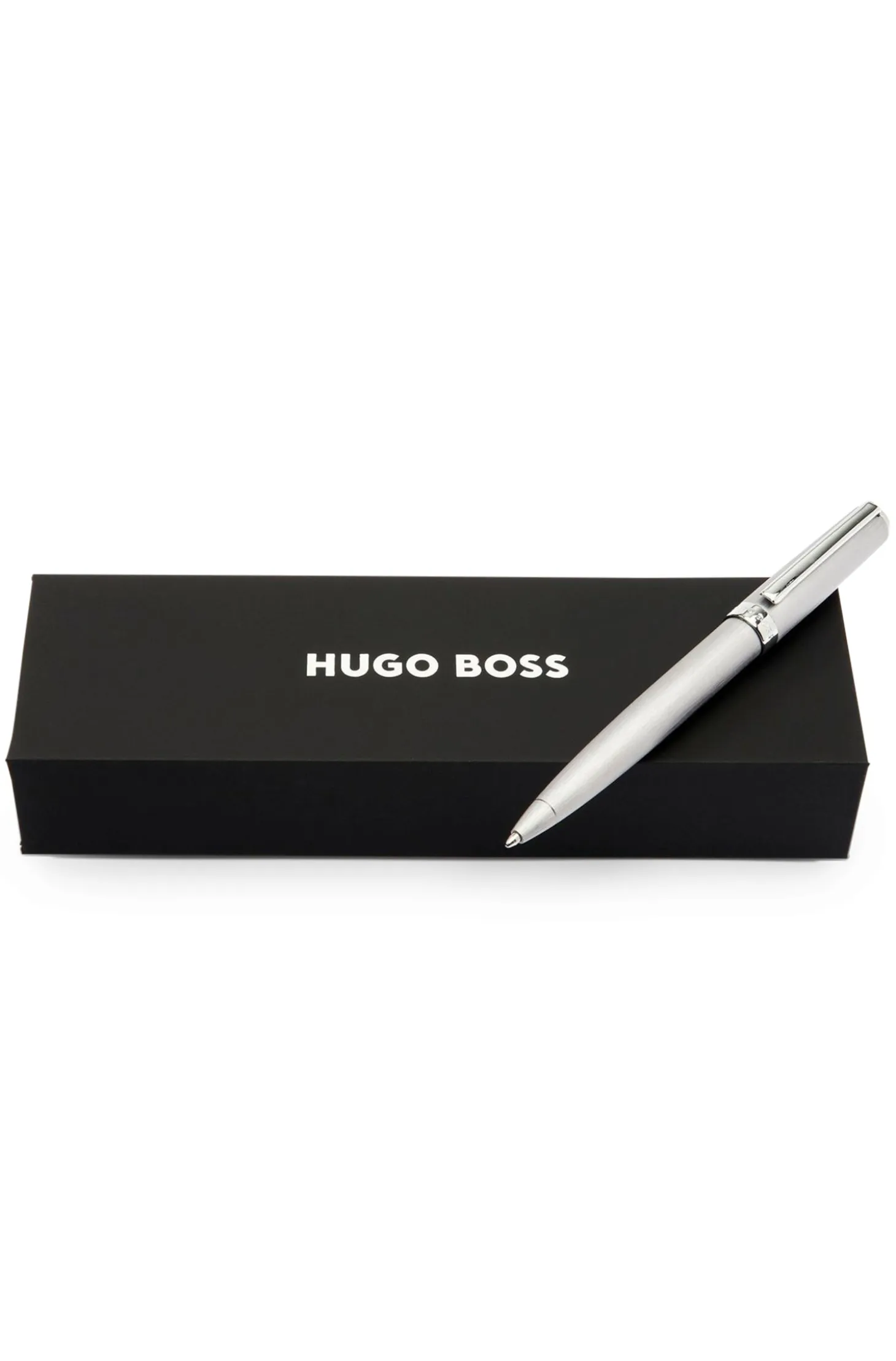 A5 monogram-pattern notebook and ballpoint pen set
