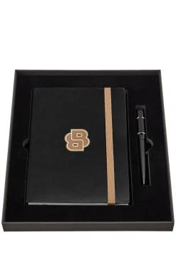 A5 notebook and ballpoint pen gift set