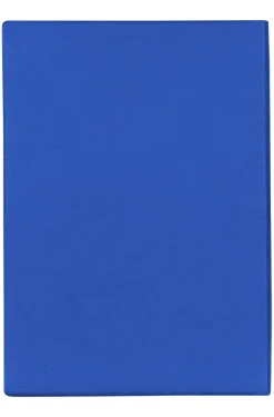 A5 notebook in blue faux leather