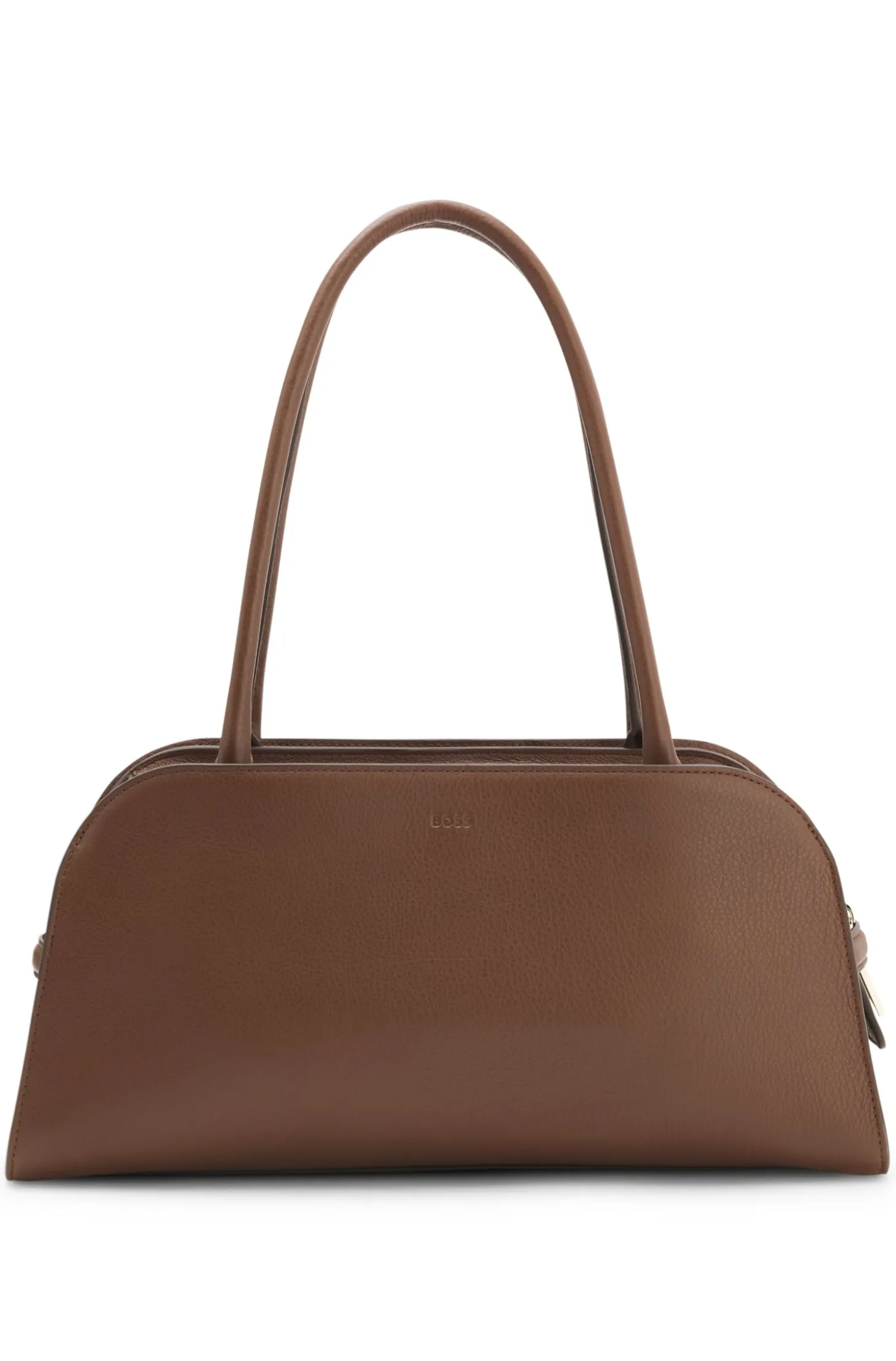 Ariell bowling bag in leather with Double B monogram