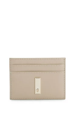 Ariell leather card holder and key ring gift set