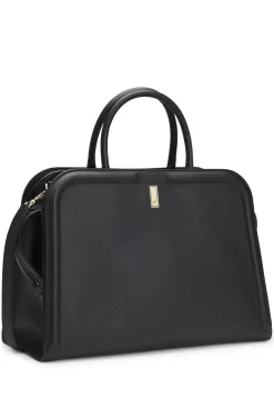 Ariell tote bag in leather with detachable strap