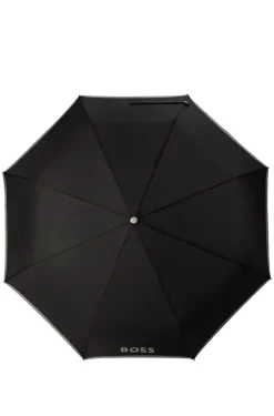 Automatic-opening pocket umbrella with contrast canopy edge