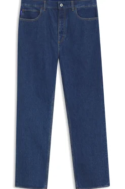 Baggy-fit jeans in vintage-blue denim