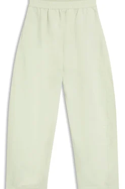 Balloon-leg trousers with elasticated waist