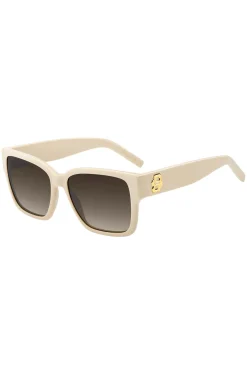 Beige-acetate sunglasses with Double B monogram
