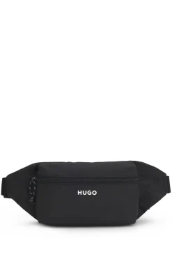 Belt bag with contrast logo detail