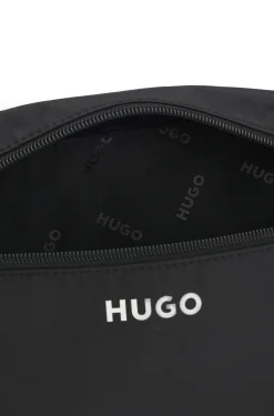 Belt bag with contrast logo detail