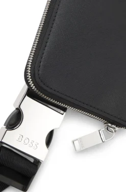 Belt bag with logo lettering