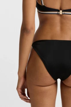 Bikini briefs with signature-stripe elastic