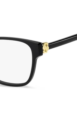 Black-acetate optical frames with Double B monogram