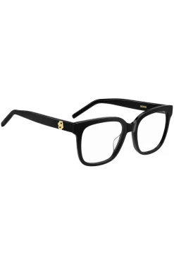 Black-acetate optical frames with Double B monogram