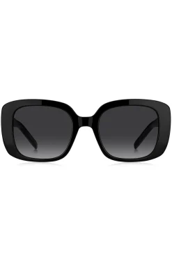 Black-acetate sunglasses with Double B monogram