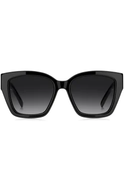 Black-acetate sunglasses with Double B monogram