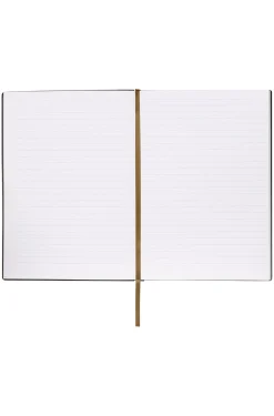 Black A5 notebook with Double B monogram