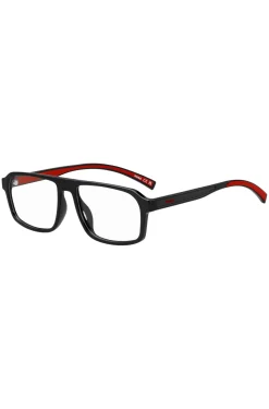 Black optical frames with red trims