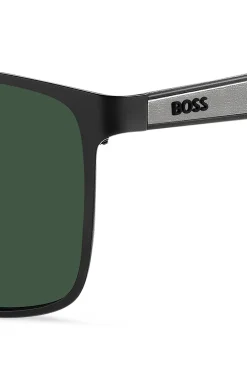 Black sunglasses with rubber temples