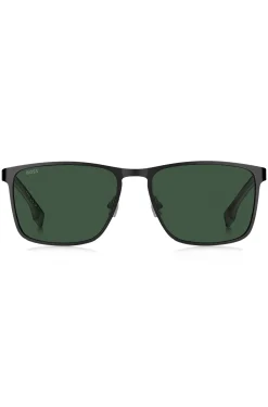 Black sunglasses with rubber temples