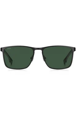 Black sunglasses with rubber temples
