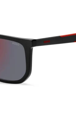 Black sunglasses with two-tone temples